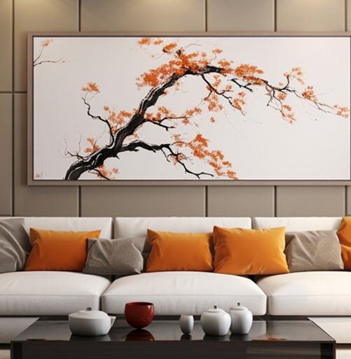 Blossom Branch Wall Art details-Krystovallia